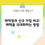 재약정과 신규 가입 비교: 혜택을 극대화하는 방법