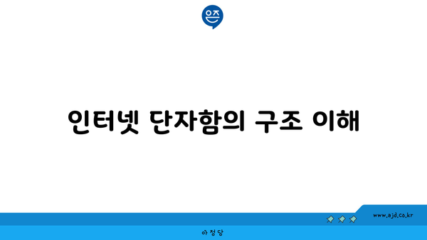 인터넷 단자함의 구조 이해