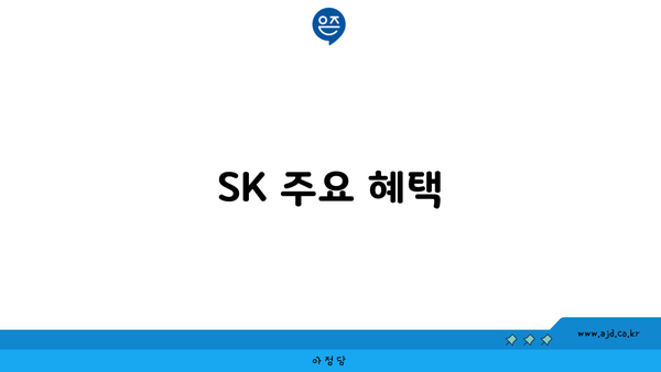 SK 주요 혜택