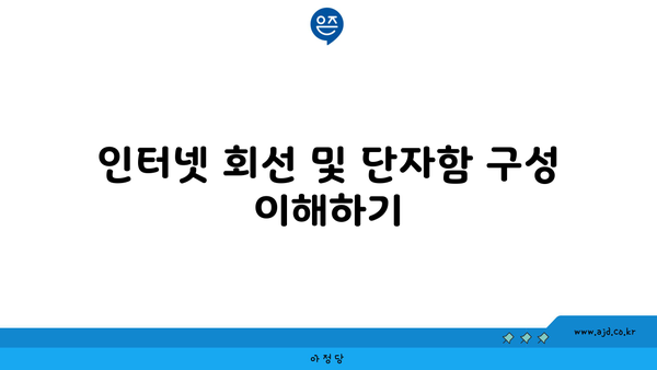 인터넷 회선 및 단자함 구성 이해하기