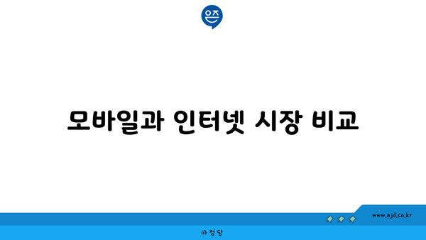 모바일과 인터넷 시장 비교